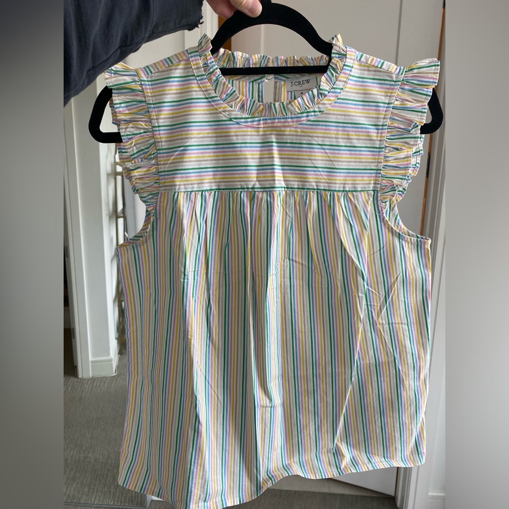 J crew striped Blouse